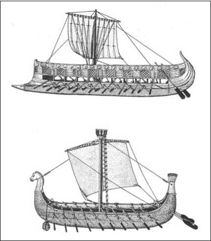 föníciaiai hajók