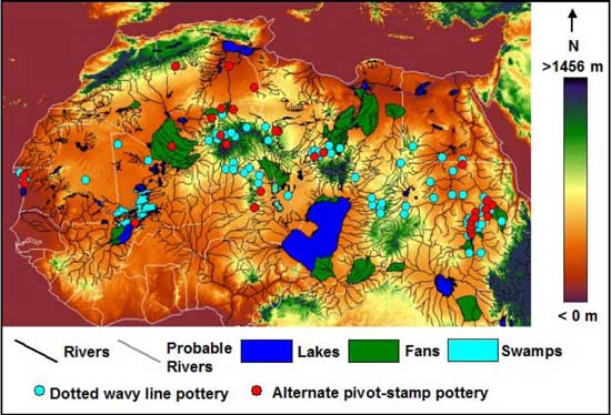 mapa cauces antiguos agua africa 2