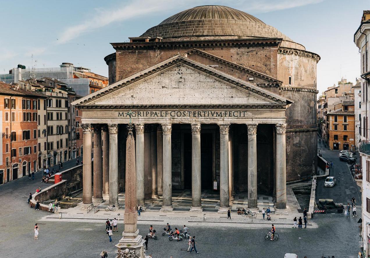 rome italy pantheon exterior complete marino.huge 1