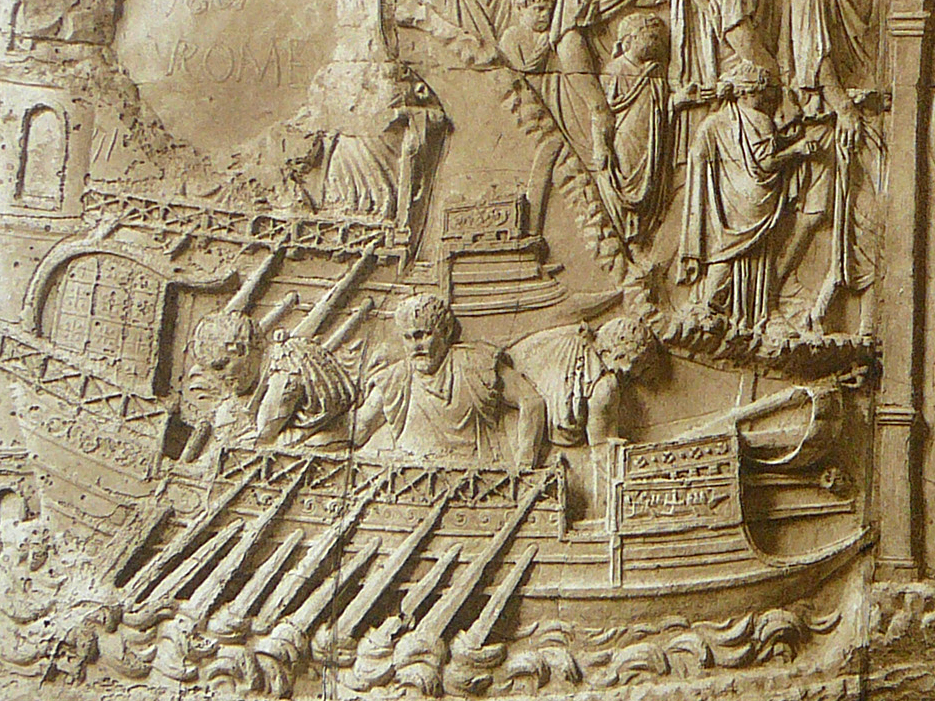 scena lxxxii colonna traiana con nave liburna